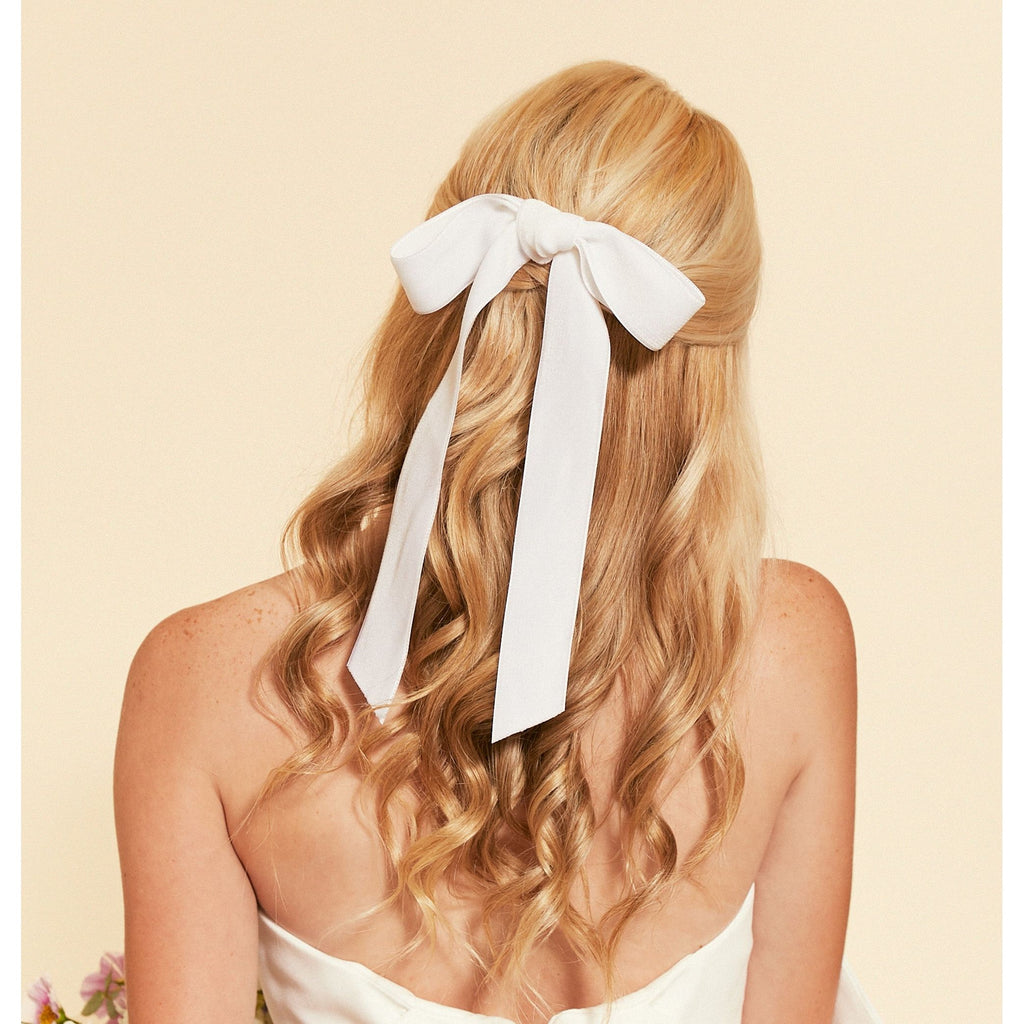 Silk Velvet Effortless Bow | Double Sided Japanese Silk