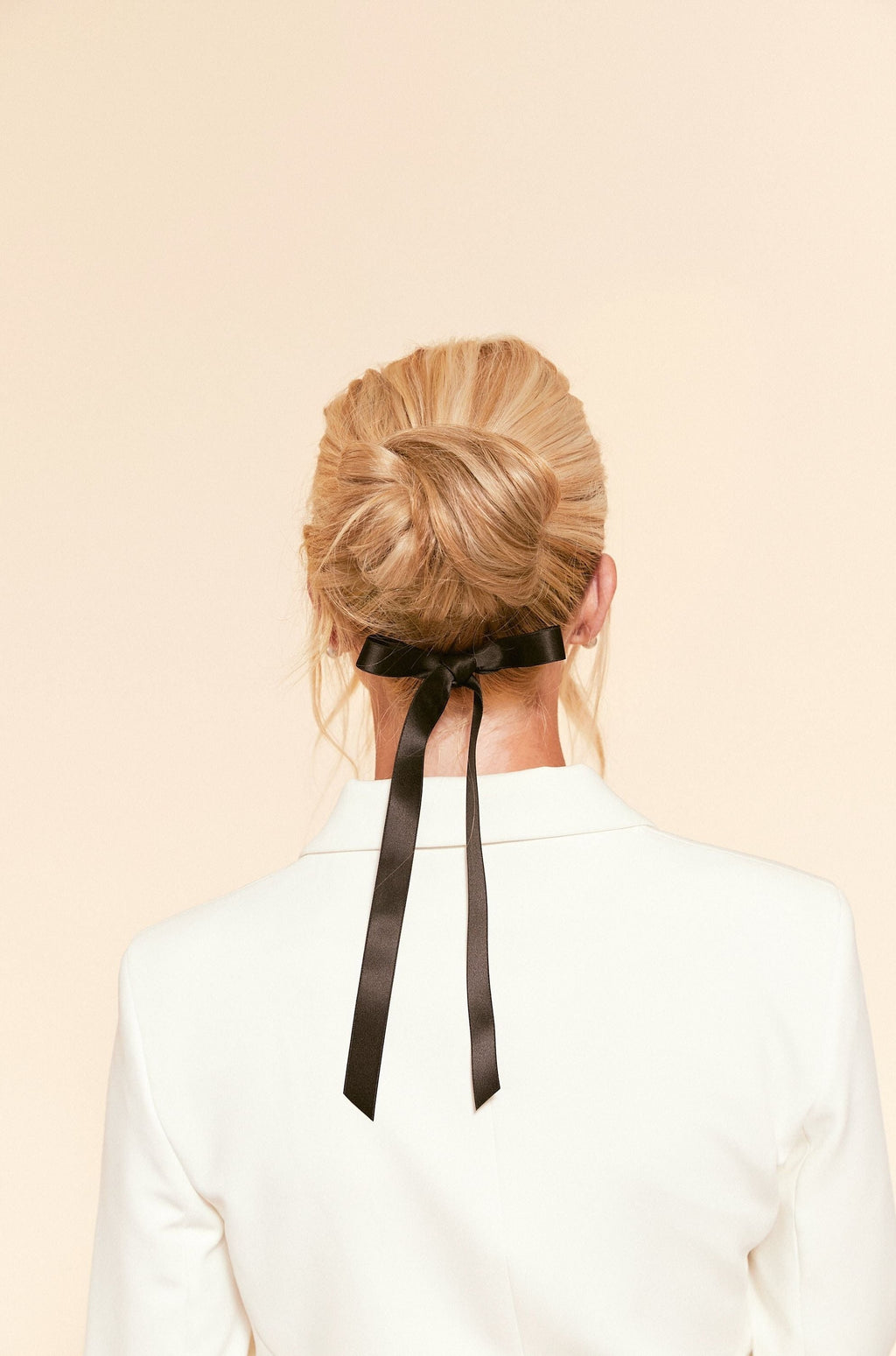 Effortless Hand Oversize Tied Silk Velvet Bow  Double Sided Silk Velv –  Bardot Bow Gallery