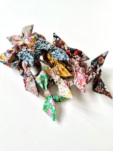 The Liberty Series Headband | Multiple Patterns to Choose | Headband + Petite Knot Scrunchie | Sold Separately or Set | Liberty of London-Bardot Bow Gallery-Petite Knot Scrunchie-Autumn Blossoms-Bardot Bow Gallery