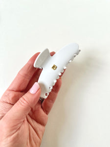 Classic Bardot Claw Clip | Hair Clip | Claw Clip-claws clips-Bardot Bow Gallery-Glossy Black-Bardot Bow Gallery