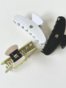 Classic Bardot Claw Clip | Hair Clip | Claw Clip-claws clips-Bardot Bow Gallery-Glossy Black-Bardot Bow Gallery