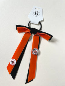 Bengals Pin | Bow or Scrunchie Add On-Pin-Bardot Bow Gallery-Cincy Love-Bardot Bow Gallery