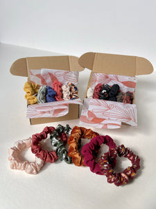 Skinny Scrunchie Surprise Bundle Box | Assorted Variety | Mystery 6 Pack | Upcycled Zero Waste | Handmade Gift-scrunchie-Bardot Bow Gallery-Bardot Bow Gallery