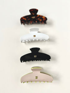 Classic Bardot Claw Clip | Hair Clip | Claw Clip-claws clips-Bardot Bow Gallery-Glossy Black-Bardot Bow Gallery