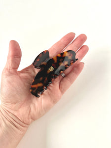 Classic Bardot Claw Clip | Hair Clip | Claw Clip-claws clips-Bardot Bow Gallery-Glossy Black-Bardot Bow Gallery