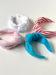 The Terry Knot Headband | Wide Knot Headband | Multiple Colors | Spa Headband | Made to Order-Headband-Bardot Bow Gallery-Faded Lilac-Bardot Bow Gallery