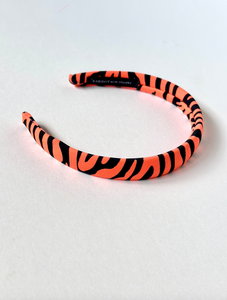 Bengals Tiger Tails Headband & Skinny Scrunchie | Black and Orange Stripes | Cincinnati Bengals-Bardot Bow Gallery-Headband-Bardot Bow Gallery