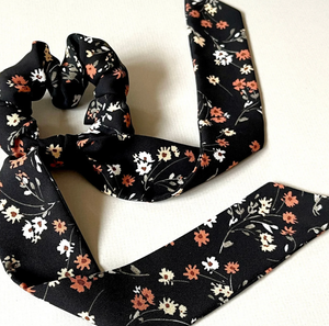 Fall Florals Collection | Scarf Headband | Knot Scrunchie | Pony Scarf | 3-in-1 | Multi-Use Accessory-scarf scrunchie-Bardot Bow Gallery-Harvest Moon-Scarf Scrunchie-Bardot Bow Gallery