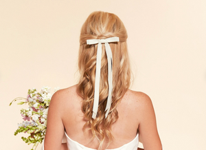 Brigitte Bardot Hair Bow Barrette (slim), Ivory Hair Bow, Grosgrain Hair  Bow, Velvet Hair Bow, White Hair Bow, Bridal Hair Bow, Wedding Hair