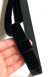 Tailored Bow Belt | Multi-Use Hair Ribbon | Ribbon Headband | Luxury Designer Hair Accessories | Made to Order-Hair Ribbon-Bardot Bow Gallery-Black-Bardot Bow Gallery