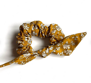 Liberty Cotton Petite Knot Scrunchies | Parisian Series | Colorful Floral Prints | Thin Hair Scrunchies | Luxury Fabric Scrunchies | Handmade in Cincinnati-knot scrunchie-Bardot Bow Gallery-June Blooms-Bardot Bow Gallery