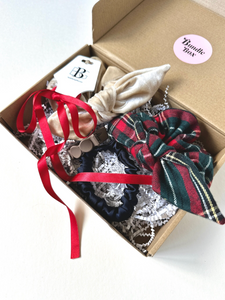 Bardot Bundle Box | Classic Christmas Collection | Pack of 5 items | Luxury Hair Accessories | Bardot Bow Box | Christmas Gift for Her-bundle-Bardot Bow Gallery-Thick Hair-Bardot Bow Gallery