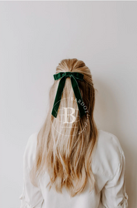 Bow Bundle | The Standard Velvet Long Bow Bundle | Set of 5 | Several Colors | Gift under 100 | Gift for Her-Bardot Bow Gallery-Classic-Alligator Clip-Bardot Bow Gallery