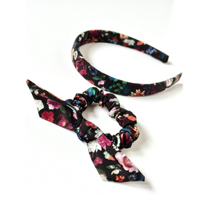 The Liberty Series Headband | Multiple Patterns to Choose | Headband + Petite Knot Scrunchie | Sold Separately or Set | Liberty of London-Bardot Bow Gallery-Headband-Autumn Blossoms-Bardot Bow Gallery