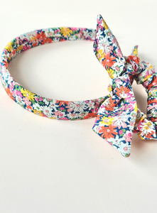 The Liberty Series Headband | Multiple Patterns to Choose | Headband + Petite Knot Scrunchie | Sold Separately or Set | Liberty of London-Bardot Bow Gallery-Headband-Autumn Blossoms-Bardot Bow Gallery