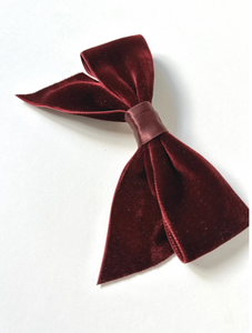 The Rockefeller Bow | The Holiday Collection | Silk Velvet Bow | Designer Bow | Double Faced Silk Velvet-Bardot Bow Gallery-Bardot Bow Gallery