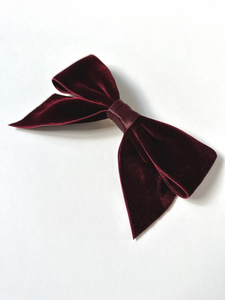 The Rockefeller Bow | The Holiday Collection | Silk Velvet Bow | Designer Bow | Double Faced Silk Velvet-Bardot Bow Gallery-Bardot Bow Gallery