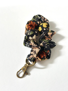 Wristlet Scrunchie | Keychain Scrunchie | Assorted Patterns | Made to Order-Wristlet-Bardot Bow Gallery-Forget-Me-Knot-Blue-Bardot Bow Gallery