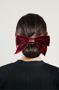 The Rockefeller Bow | The Holiday Collection | Silk Velvet Bow | Designer Bow | Double Faced Silk Velvet-Bardot Bow Gallery-Bardot Bow Gallery