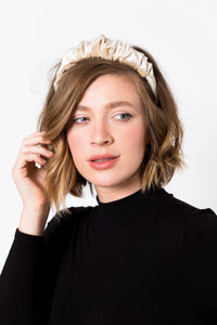 Buy One Scrunchie Headband, Get One Free-Headband-Bardot Bow Gallery-Ivory-Bardot Bow Gallery