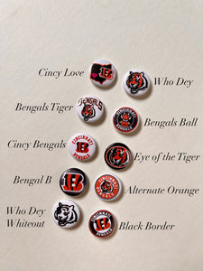 Bengals Pin | Bow or Scrunchie Add On-Pin-Bardot Bow Gallery-Cincy Love-Bardot Bow Gallery