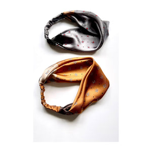 Medallion Scarf Headband-Headbands-Bardot Bow Gallery-Bronze-Bardot Bow Gallery